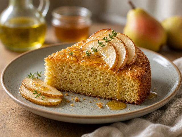 Chestnut Flour Olive Oil Cake