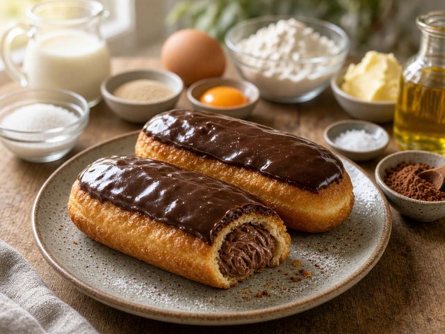 Chocolate Cream Long Johns