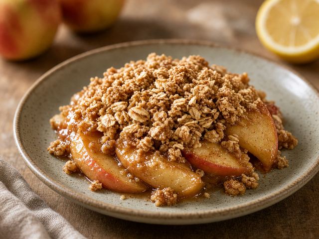 Cinnamon Apple Crisp