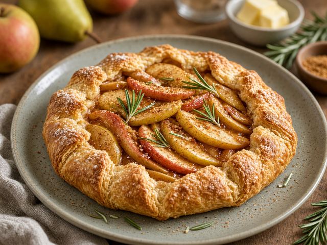 Cinnamon Apple & Pear Galette