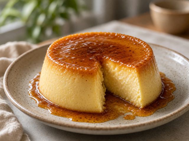 Classic Baked Caramel Custard