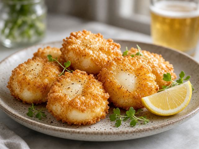 Classic Beer-Battered Fried Scallops