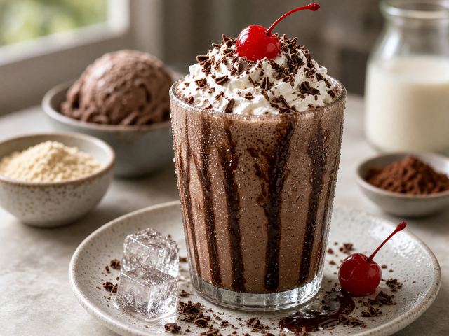 Classic Chocolate Malt Shake