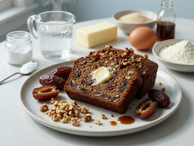 Classic Date Nut Bread Loaf