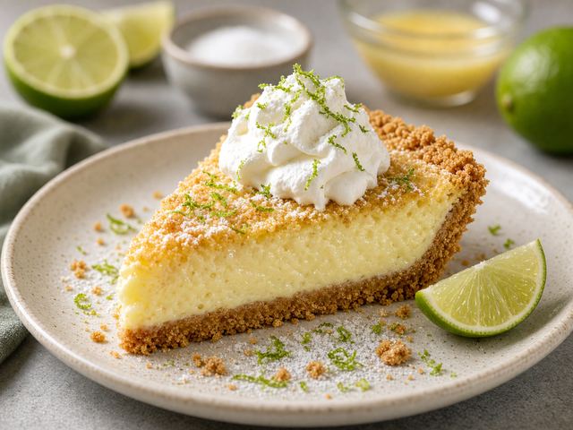Classic Key Lime Pie with Graham Cracker Crust