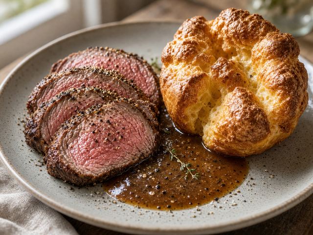 Classic Roast Beef Yorkshire Pudding