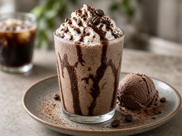Cold Brew Coffee Chocolate Milkshake
