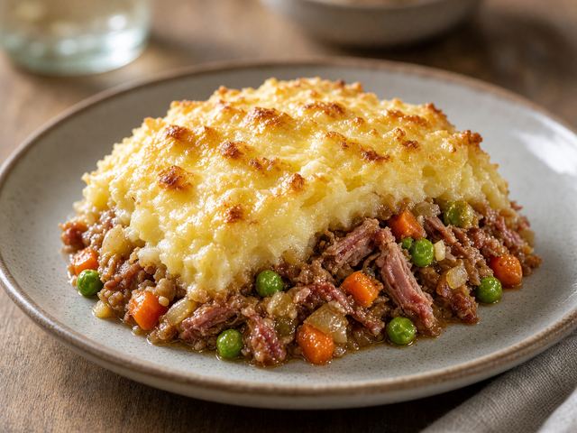 Corned Beef Hash Shepherd's Pie