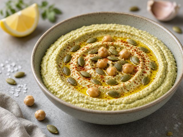 Creamy Pumpkin Seed Hummus