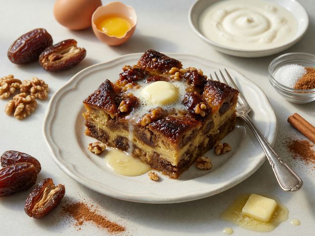 Date Nut Bread Bread Pudding