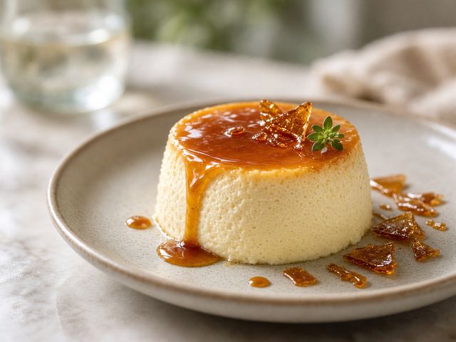 Fluffy No-Bake Caramel Custard Mousse
