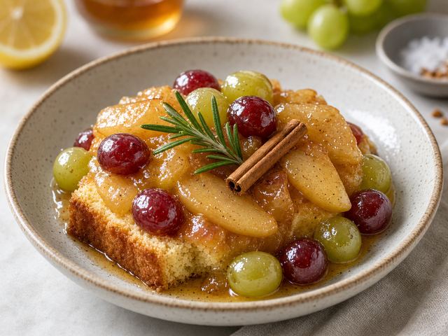 Fresh Apple & Grape Compote