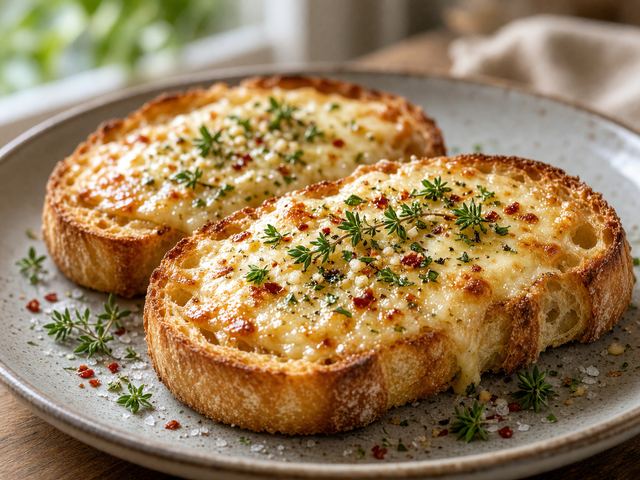 Garlic Herb Cheese Toast