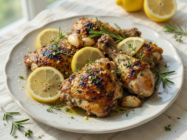 Lemon Herb BBQ Chicken