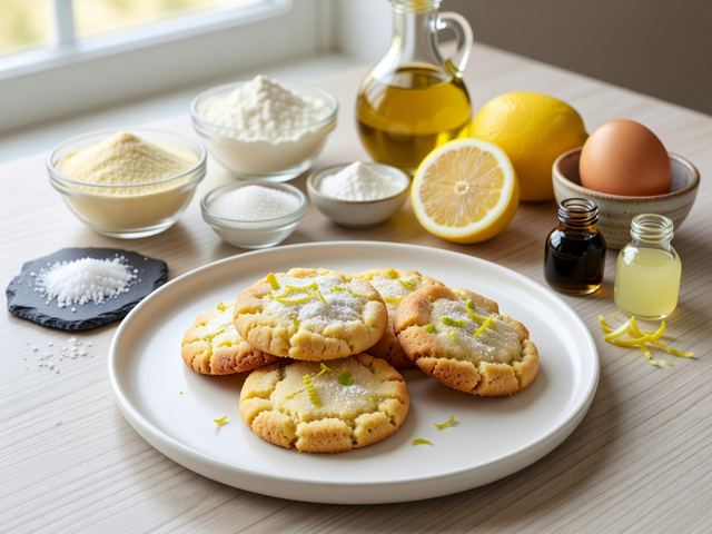 Lemon Olive Oil Semolina Cookies