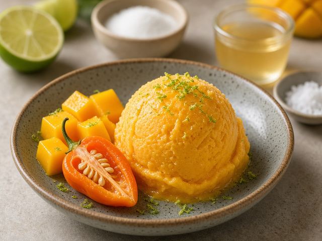 Mango Habanero Sorbet