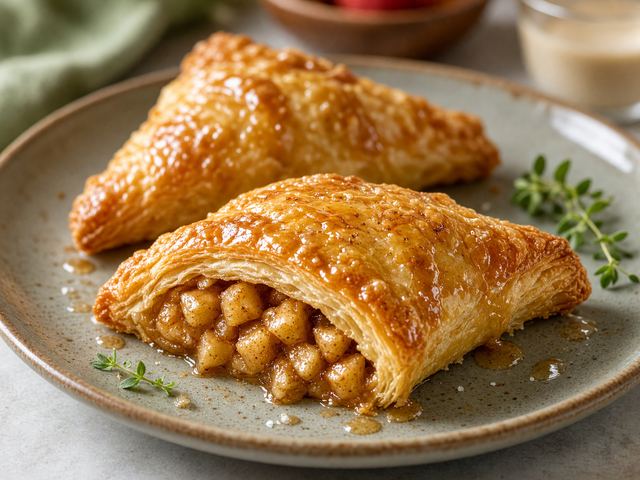 Maple Glazed Apple Dumpling Turnovers