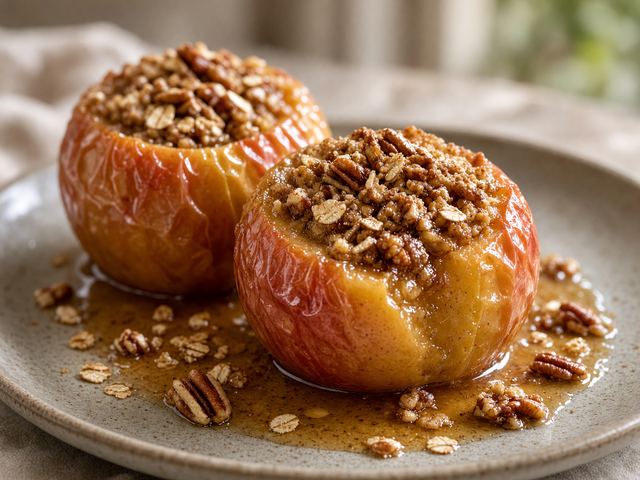 Maple-Glazed Baked Apples