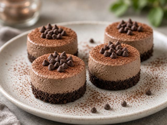Mini Mocha Cheesecake Bites