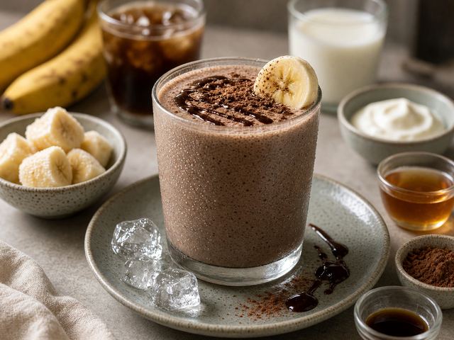 Mocha Banana Smoothie