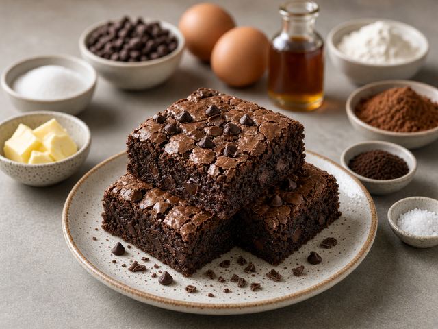 Mocha Fudge Brownies