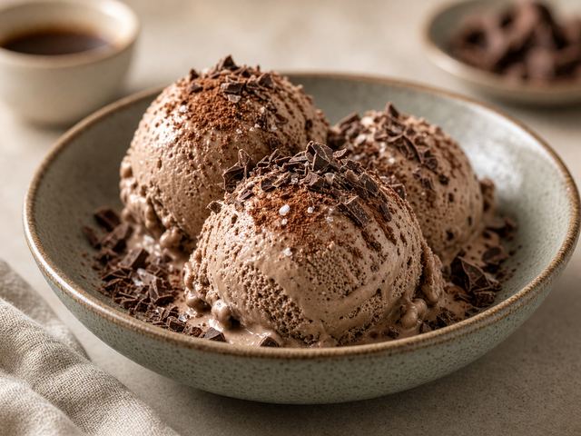 No-Churn Mocha Ice Cream
