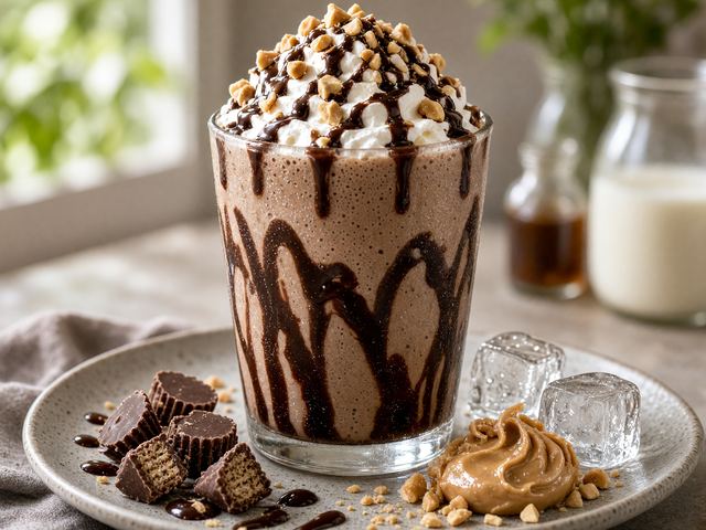 Peanut Butter Chocolate Milkshake