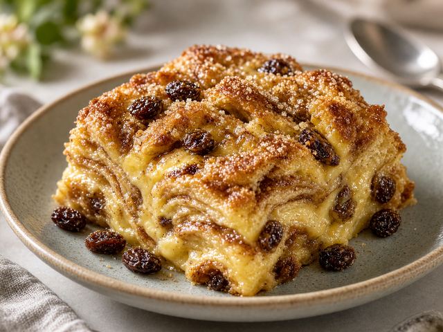Raisin Swirl Bread and Butter Pudding