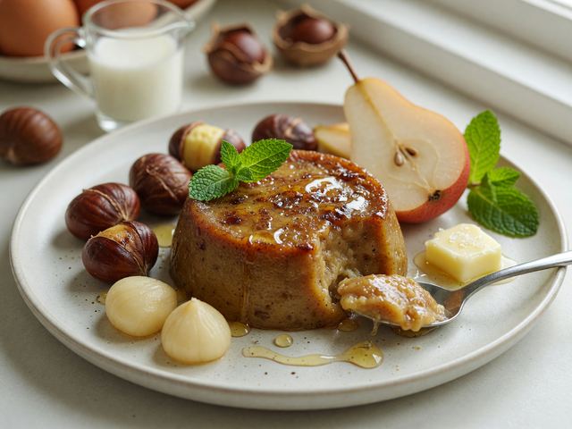 Roasted Chestnut Pudding