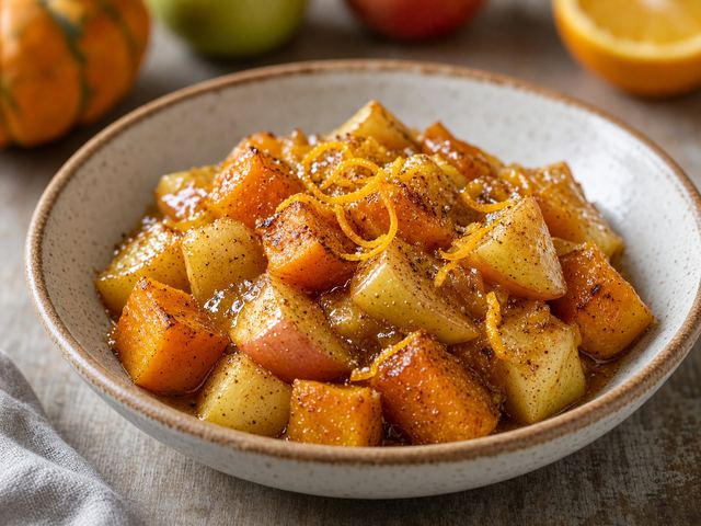 Roasted Pumpkin Apple Compote