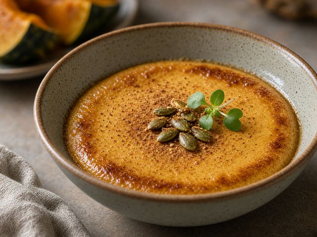 Roasted Pumpkin Custard