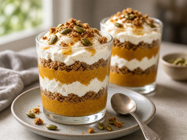 Roasted Squash Pudding Parfaits