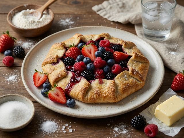Rustic Mixed Berry Galette