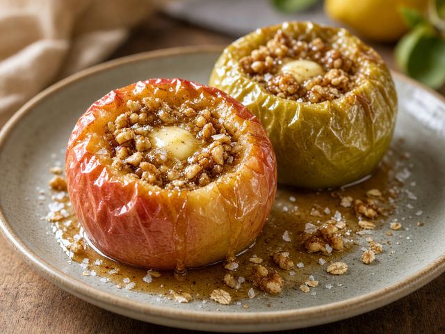 Simple Baked Apples with Honey