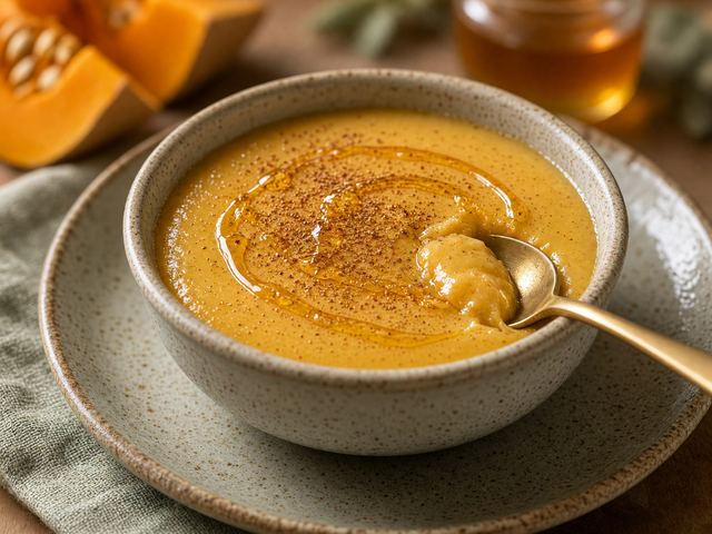 Simple Squash & Honey Custard