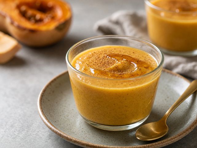 Simple Squash Pudding Cups