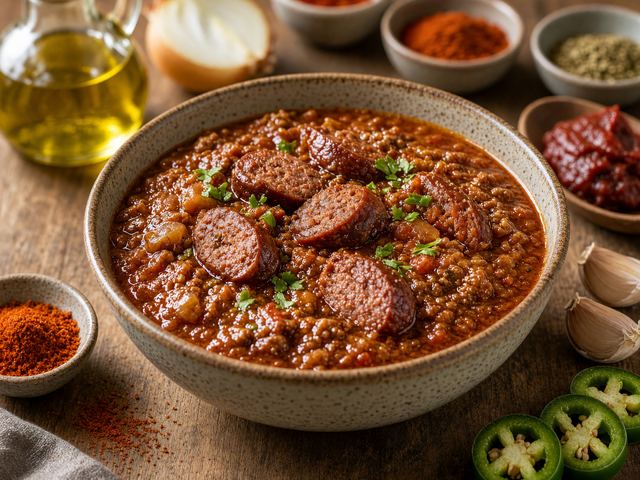 Smoky Beef Snack Stick Chili