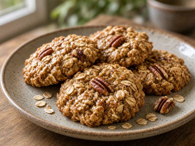 Soft Maple Brown-Sugar Pecan Oatmeal Cookies