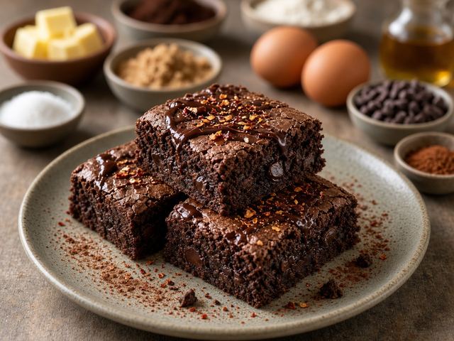 Spiced Chile Chocolate Brownies