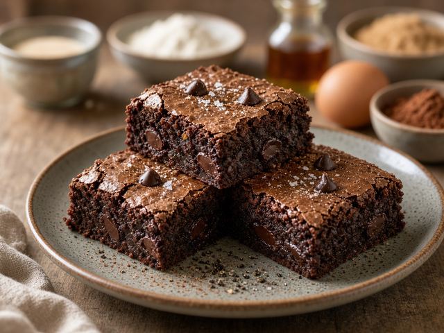 Spiced Pepper Chocolate Brownies