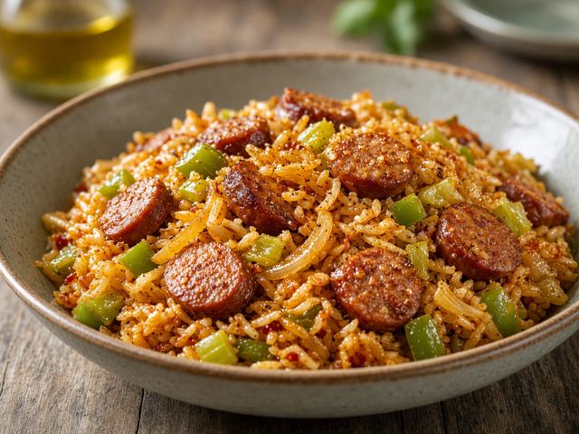 Spicy Turkey Stick Jambalaya
