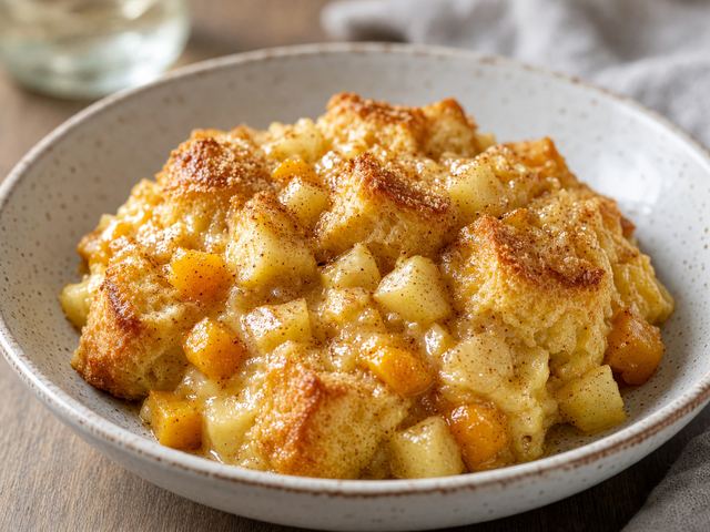Squash & Apple Bread Pudding