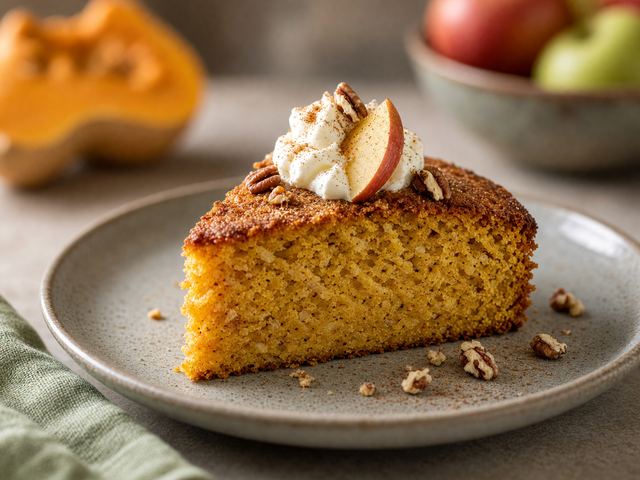 Squash & Apple Harvest Cake