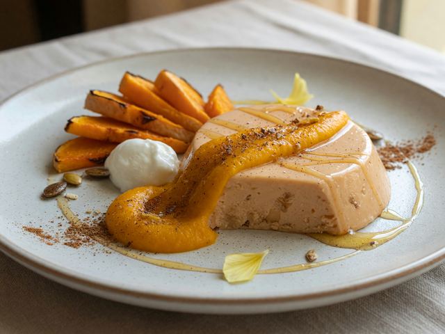 Squash Spice Yogurt Panna Cotta