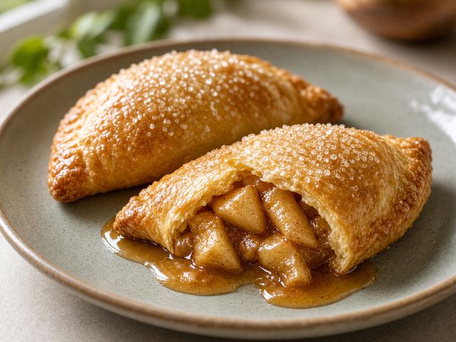 Sticky Maple Apple Dumpling Turnovers