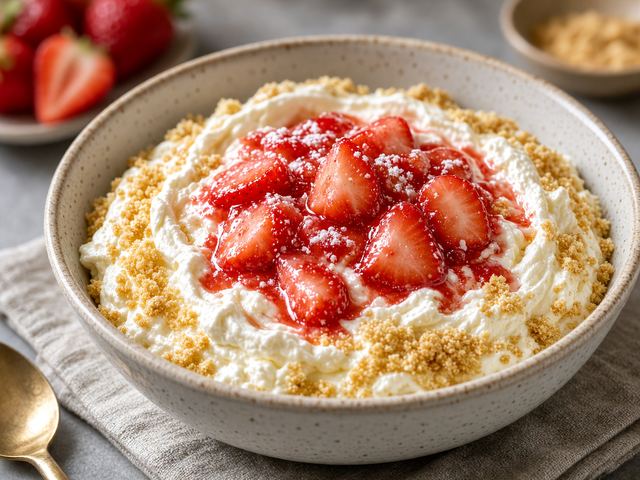 Strawberry Cream Pie Cheesecake Dip
