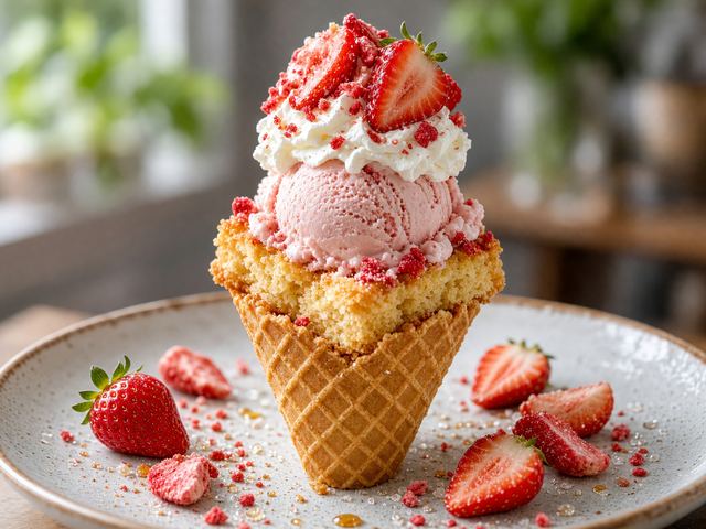 Strawberry Shortcake Cone Stacks
