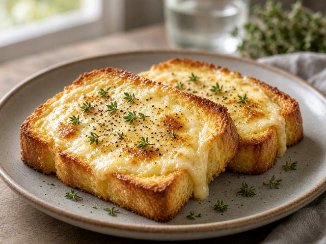 Three-Cheese Blend Toast