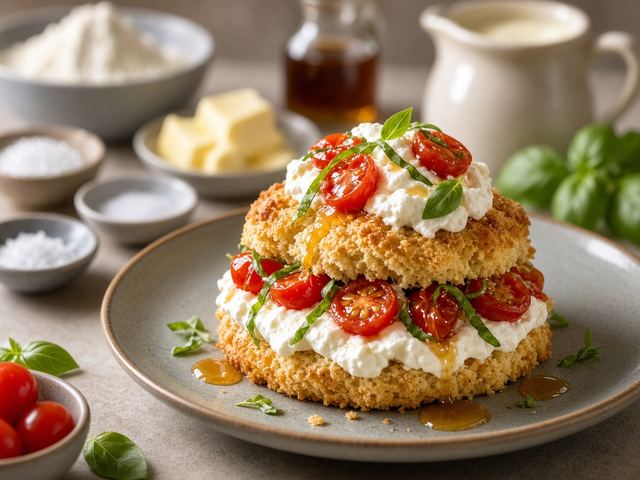 Tomato Basil Shortcake