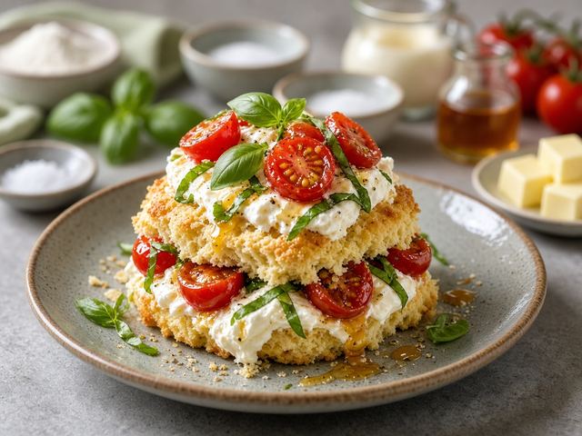 Tomato Basil Shortcake
